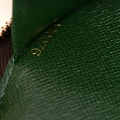 Louis Vuitton Monogram Groom Zippy Organizer Wallet Green 7 of 9