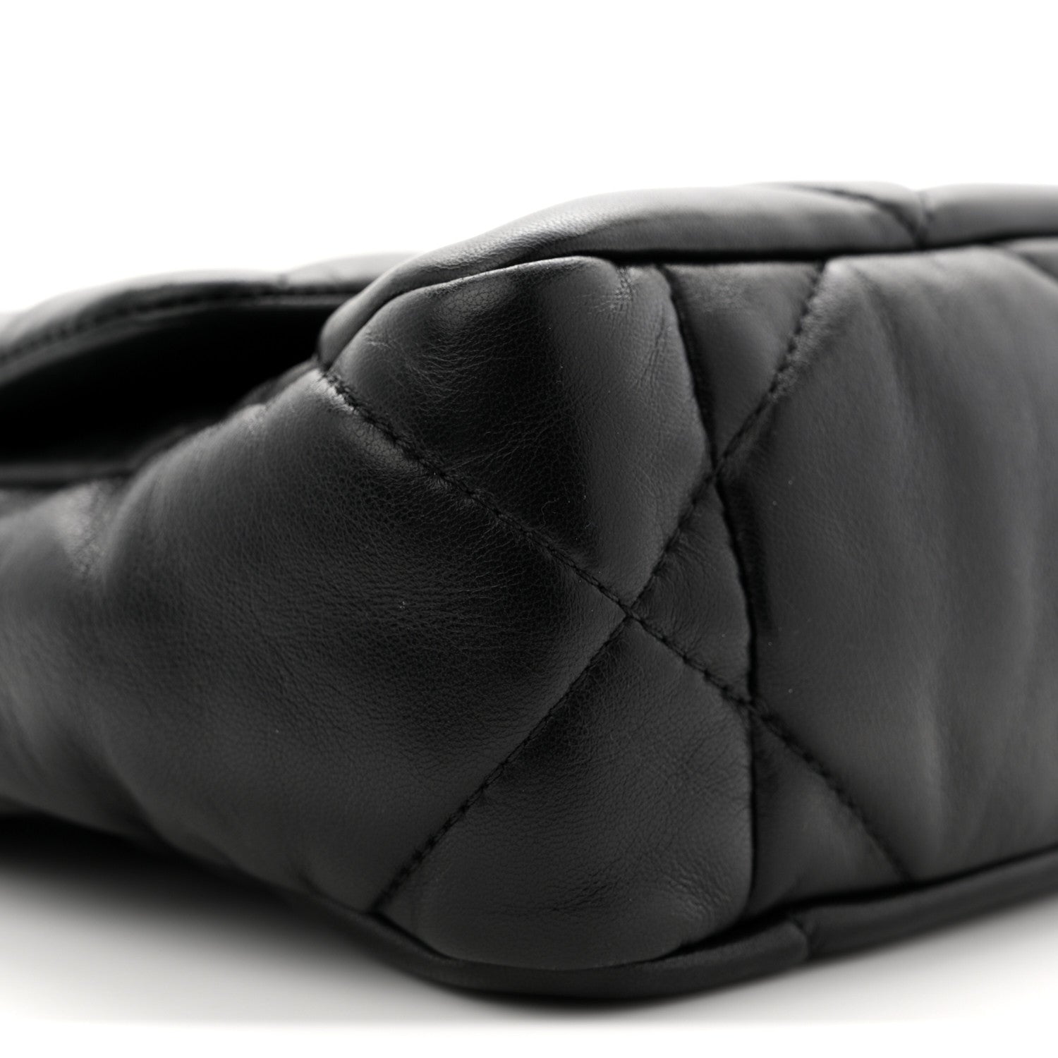 Chanel Lambskin Quilted Medium Chanel 19 Flap Black 9 of 11