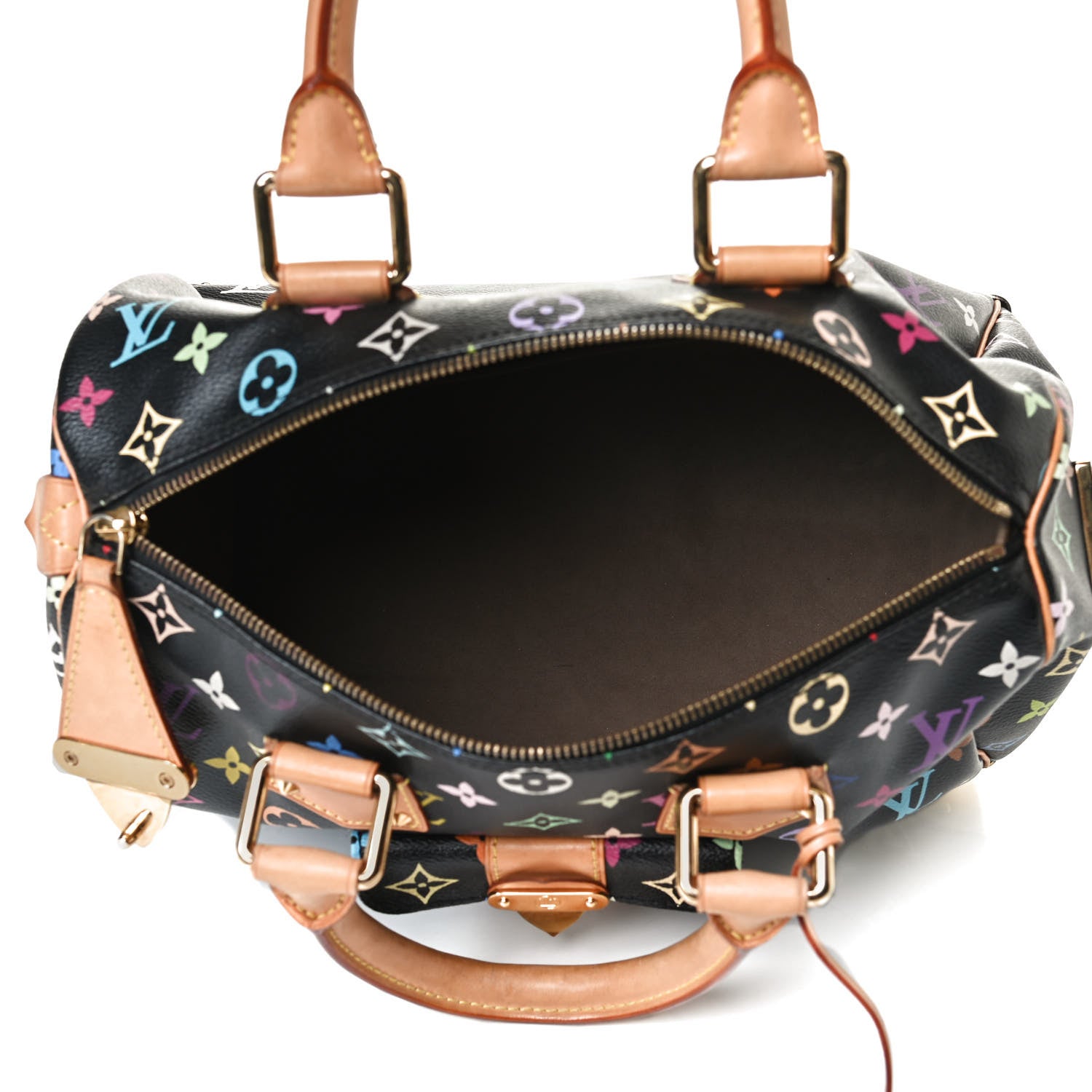 Louis Vuitton Monogram Multicolor Speedy 30 Black 5 of 15