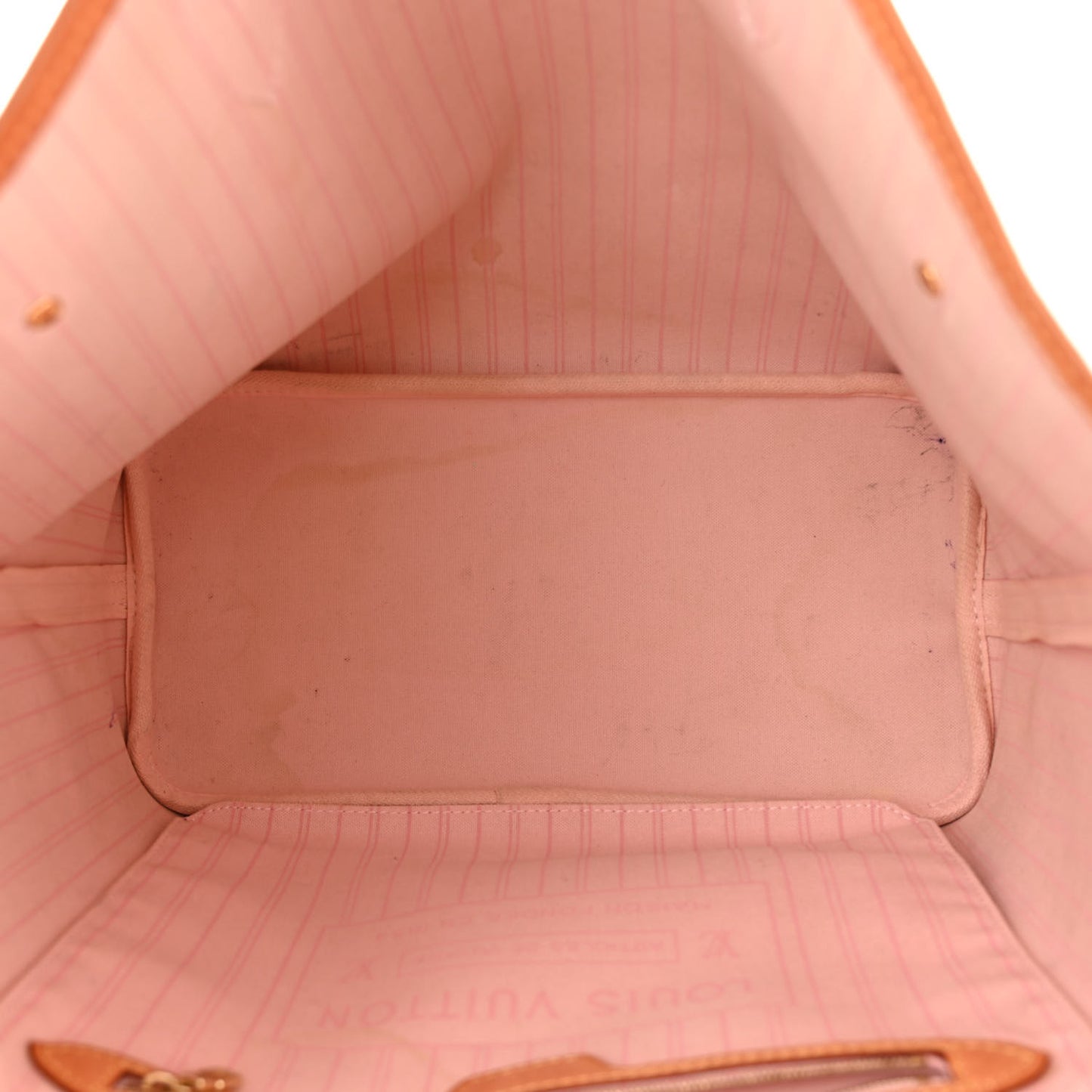 Damier Azur Neo Neverfull MM Rose Ballerine