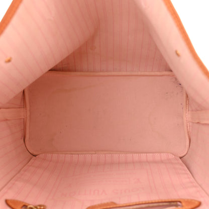 Louis Vuitton Damier Azur Neo Neverfull MM Rose Ballerine 5 of 12
