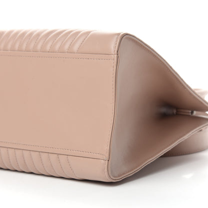Prada Soft Calfskin Impunture Diagramme Tote Cipria 7 of 9
