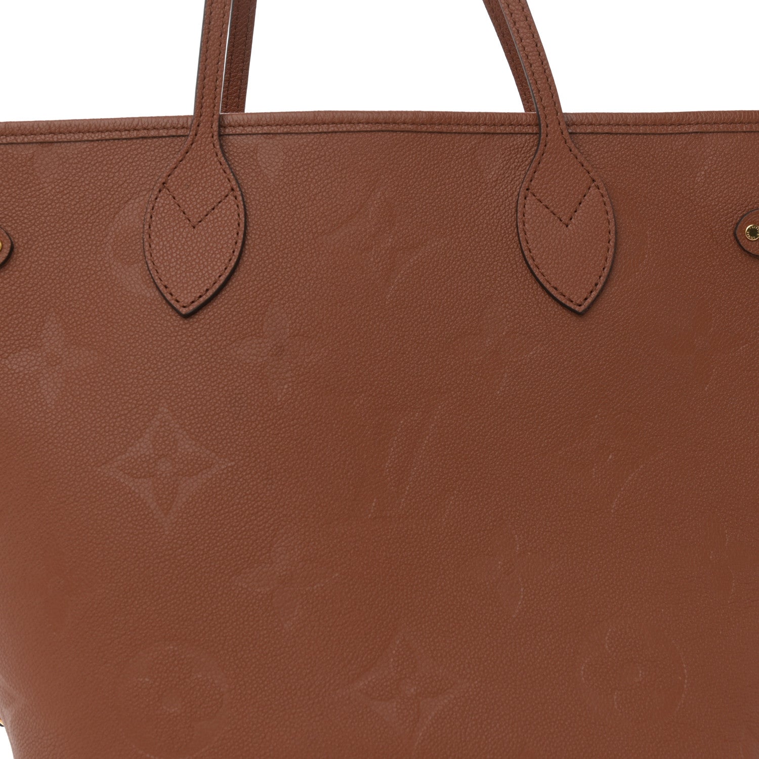 Louis Vuitton Empreinte Monogram Giant Neverfull MM Cognac 8 of 10
