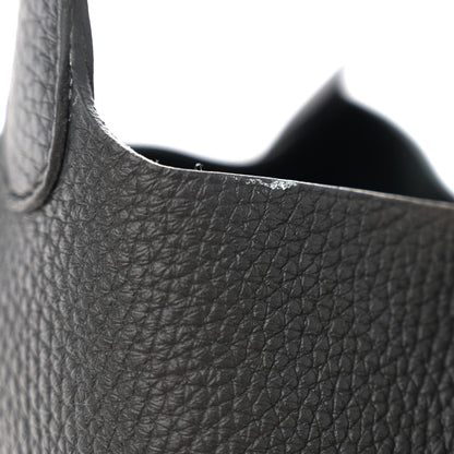 Hermes Taurillon Clemence Picotin Lock 22 MM Black 11 of 12
