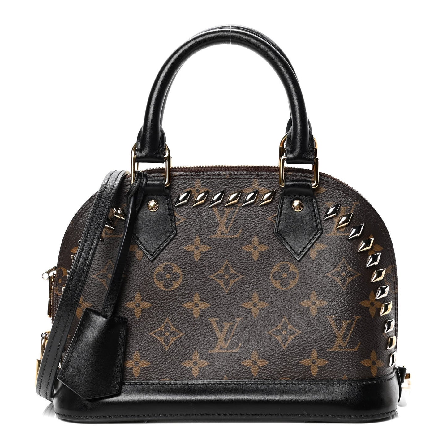 Monogram Macassar Studded Alma BB