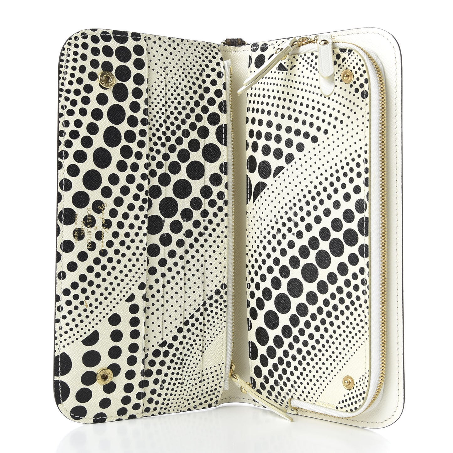 Monogram Kusama Waves Insolite Wallet White