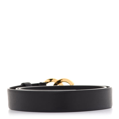 Chanel Calfskin Paris Button CC Belt 80 32 Black 2 of 7