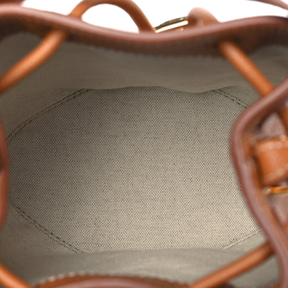 Burberry Calfskin TB Mini Bucket Bag Warm Russet Brown 5 of 9