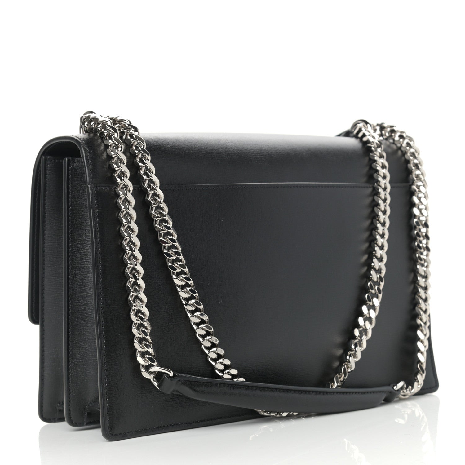Saint Laurent Calfskin Large Monogram Sunset Black 3 of 10
