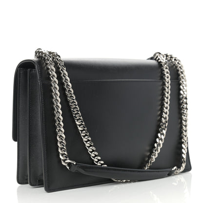 Saint Laurent Calfskin Large Monogram Sunset Black 3 of 10