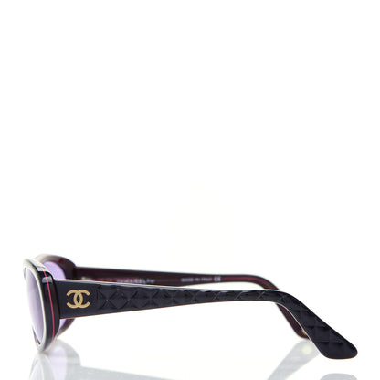 Chanel Acetate Quilted CC Sunglasses 5023 Black 3 of 8
