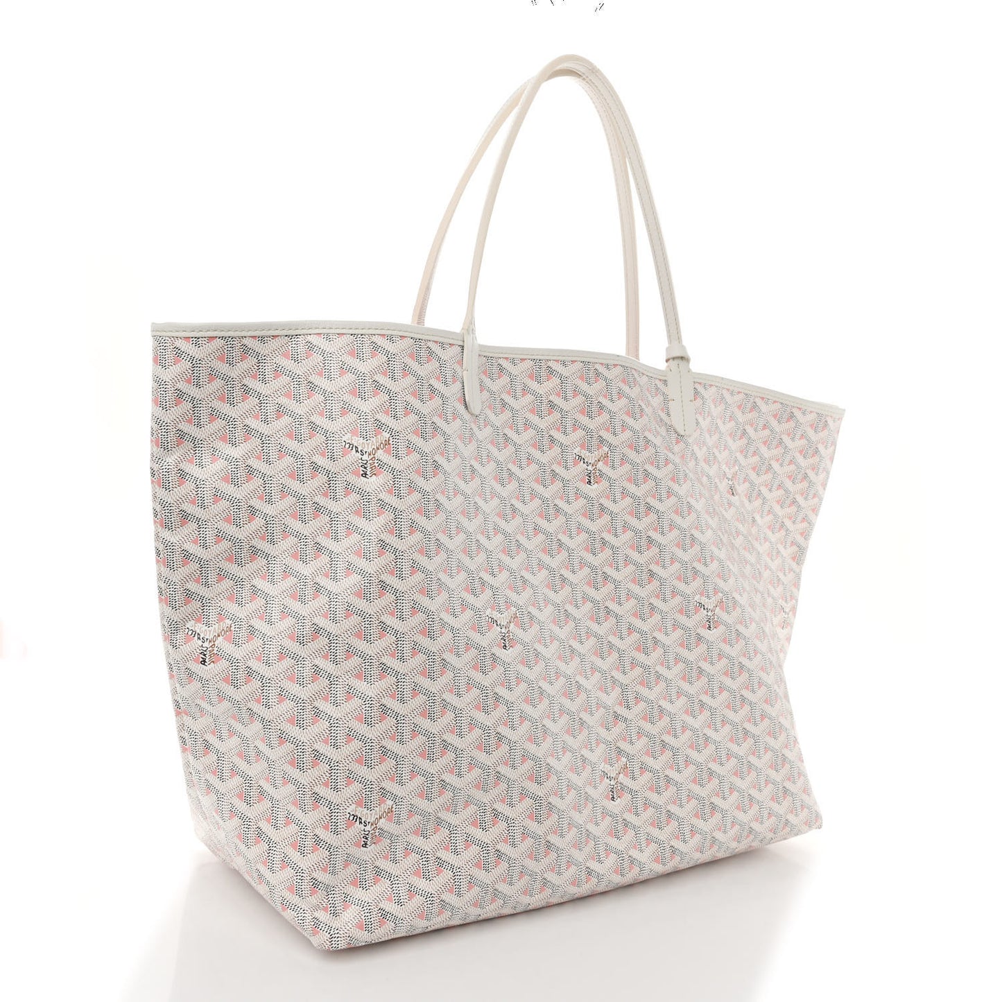 Goyardine Saint Louis Claire Voie GM White Pink
