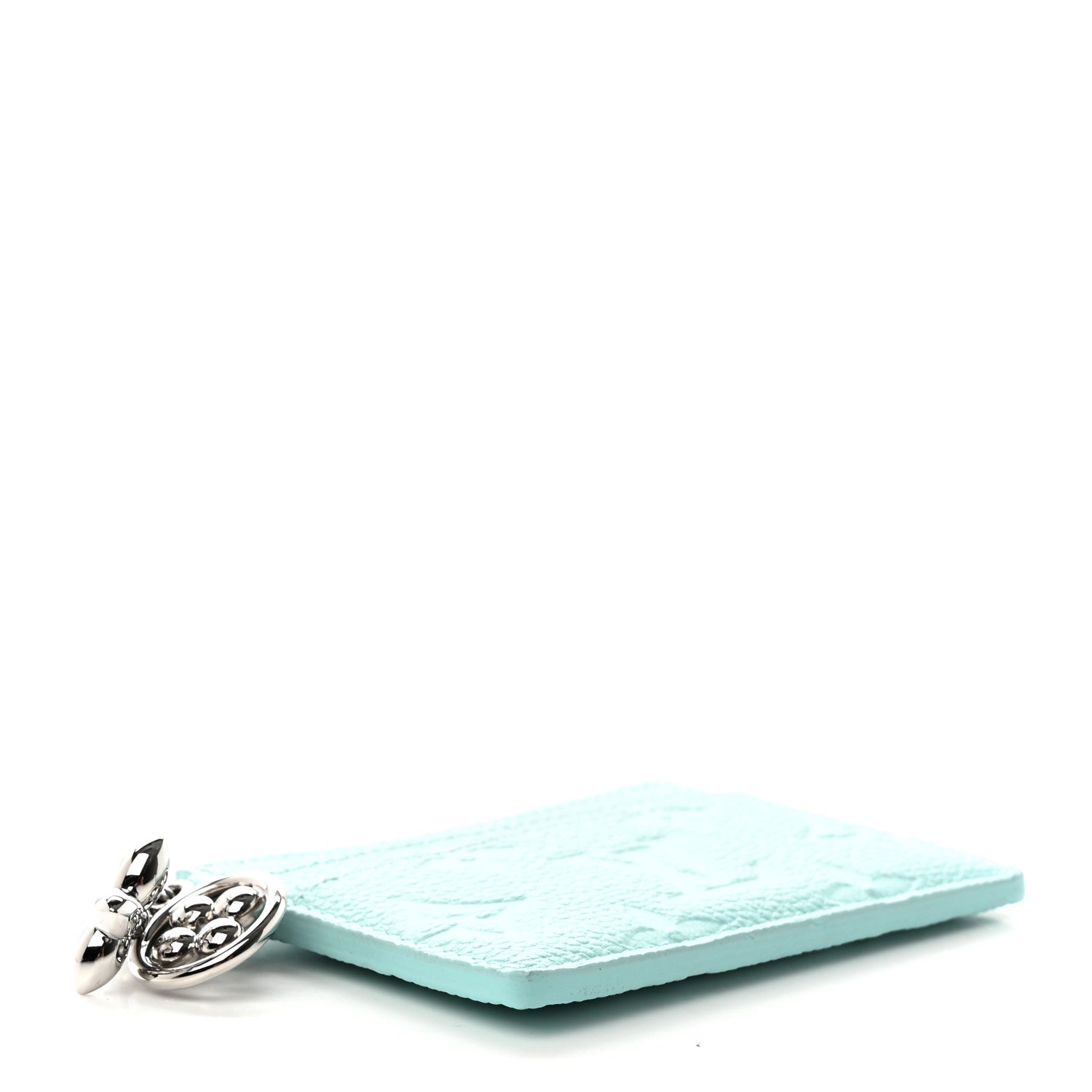 Louis Vuitton Empreinte Monogram LV Charms Card Holder Pearly Lagoon Turquoise 4 of 12