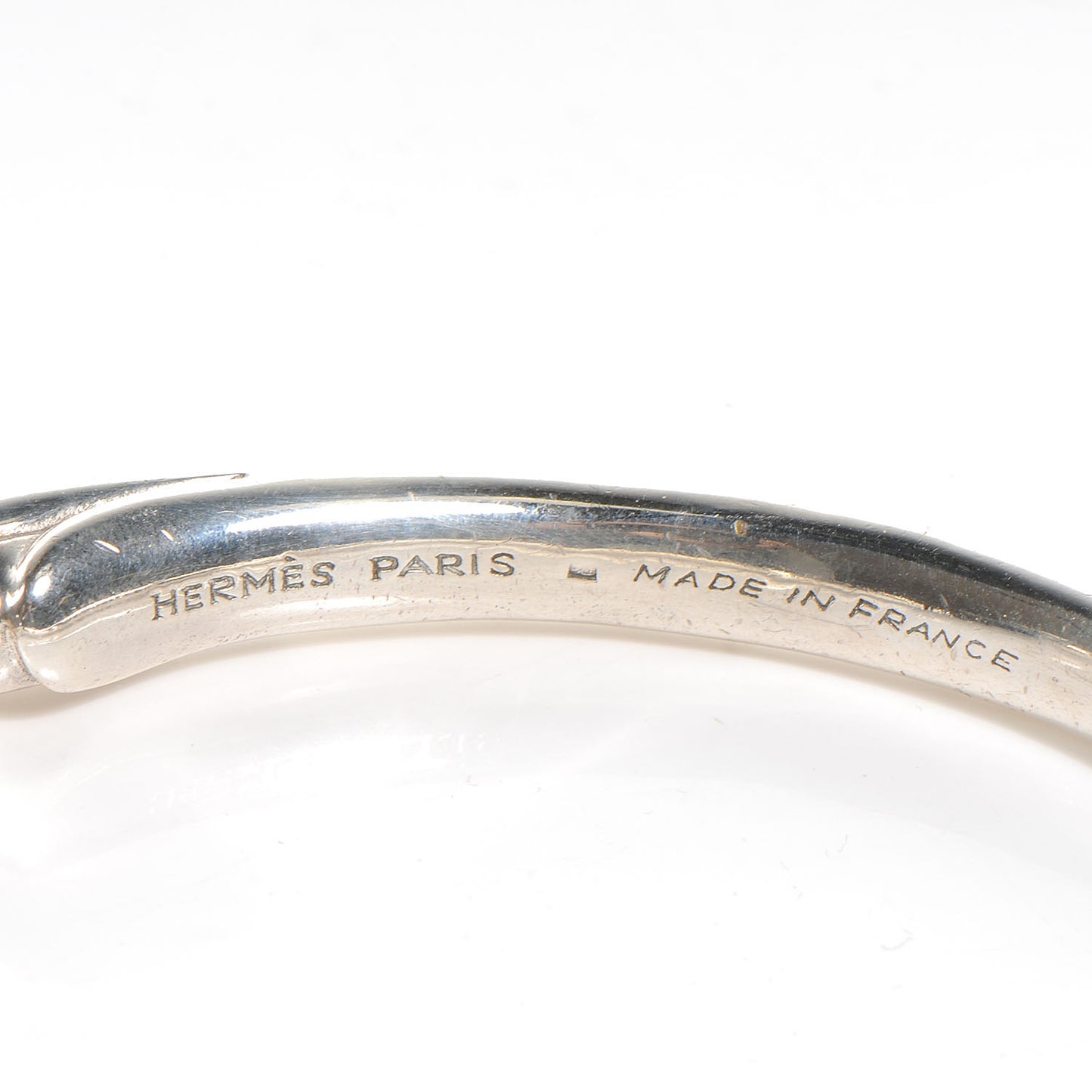Horse Head Bangle Silver
