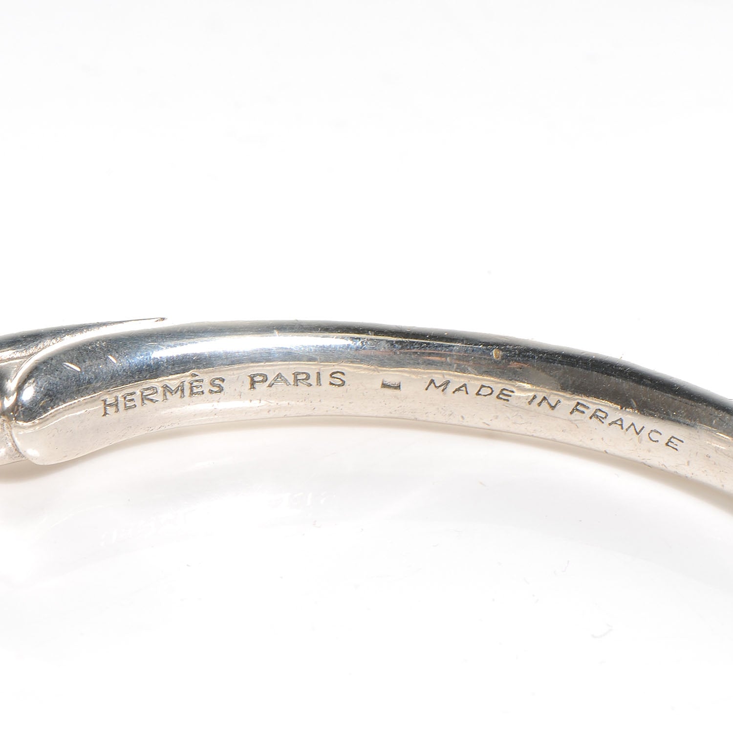 Hermes Horse Head Bangle Silver 3 of 5