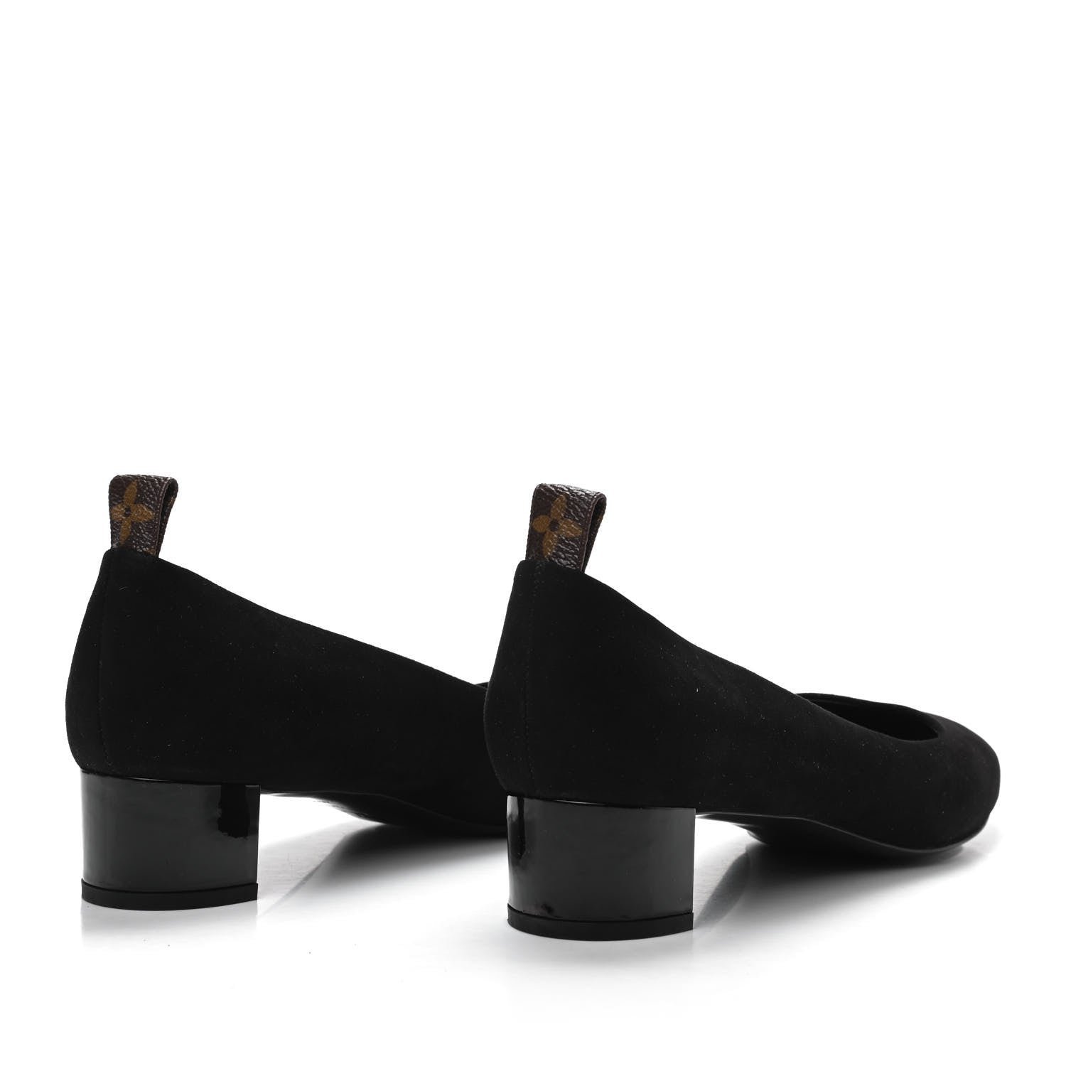 Louis Vuitton Suede Uniformes Pump 39 Black 4 of 8