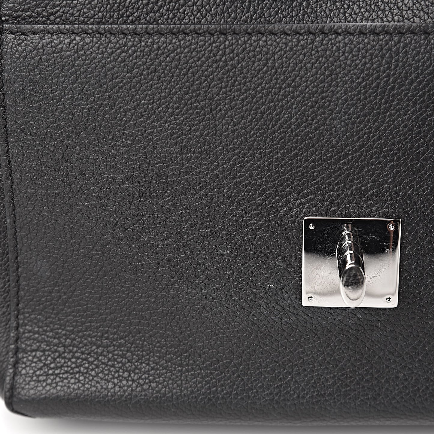Calfskin Lockme II Chain Bag BB Black