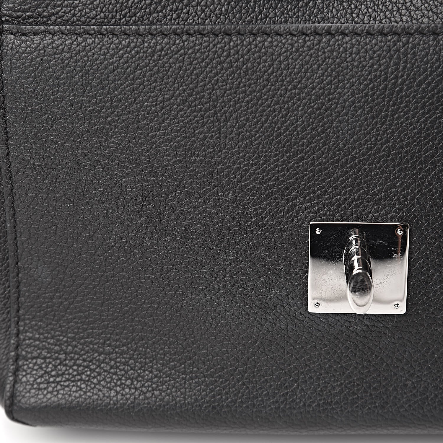 Louis Vuitton Calfskin Lockme II Chain Bag BB Black 9 of 17