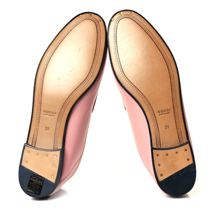 Gucci Lambskin Womens Brixton Horsebit Loafers 39 Perfect Pink 6 of 10