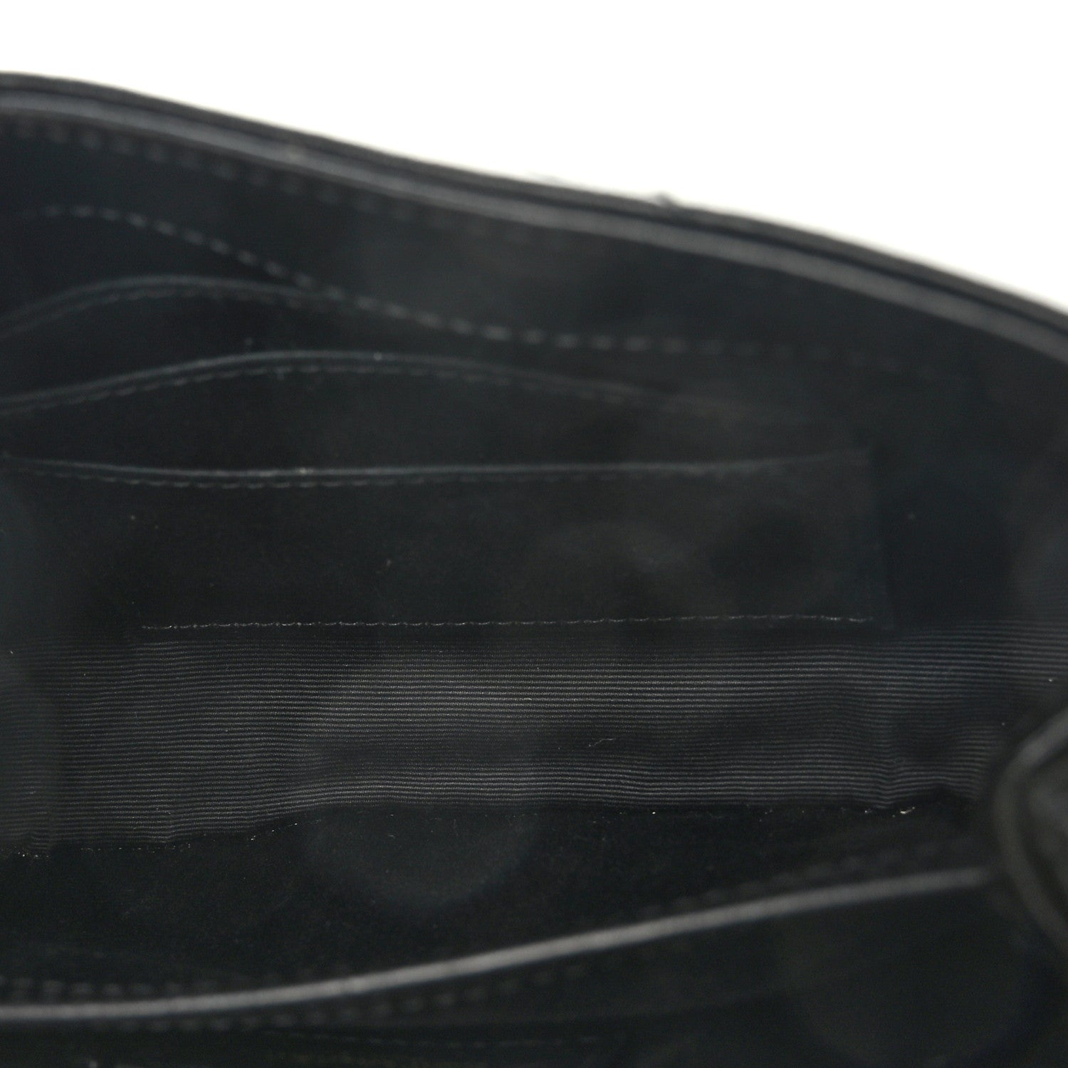 Saint Laurent Calfskin Y Quilted Monogram Toy Loulou Crossbody Bag Black 5 of 10