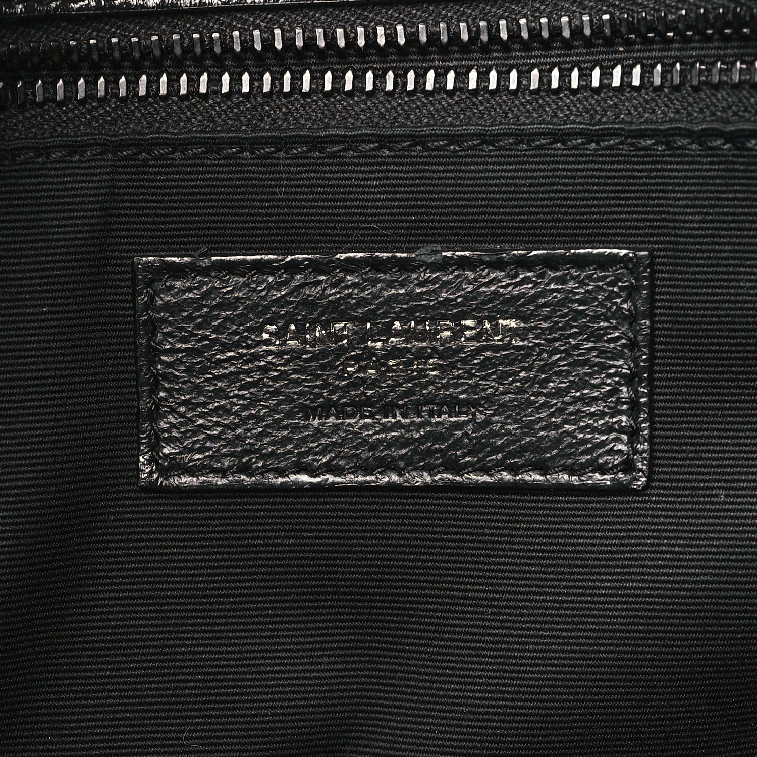 Saint Laurent Crinkled Calfskin Matelasse Monogram Medium Niki Chain Satchel Black 6 of 10