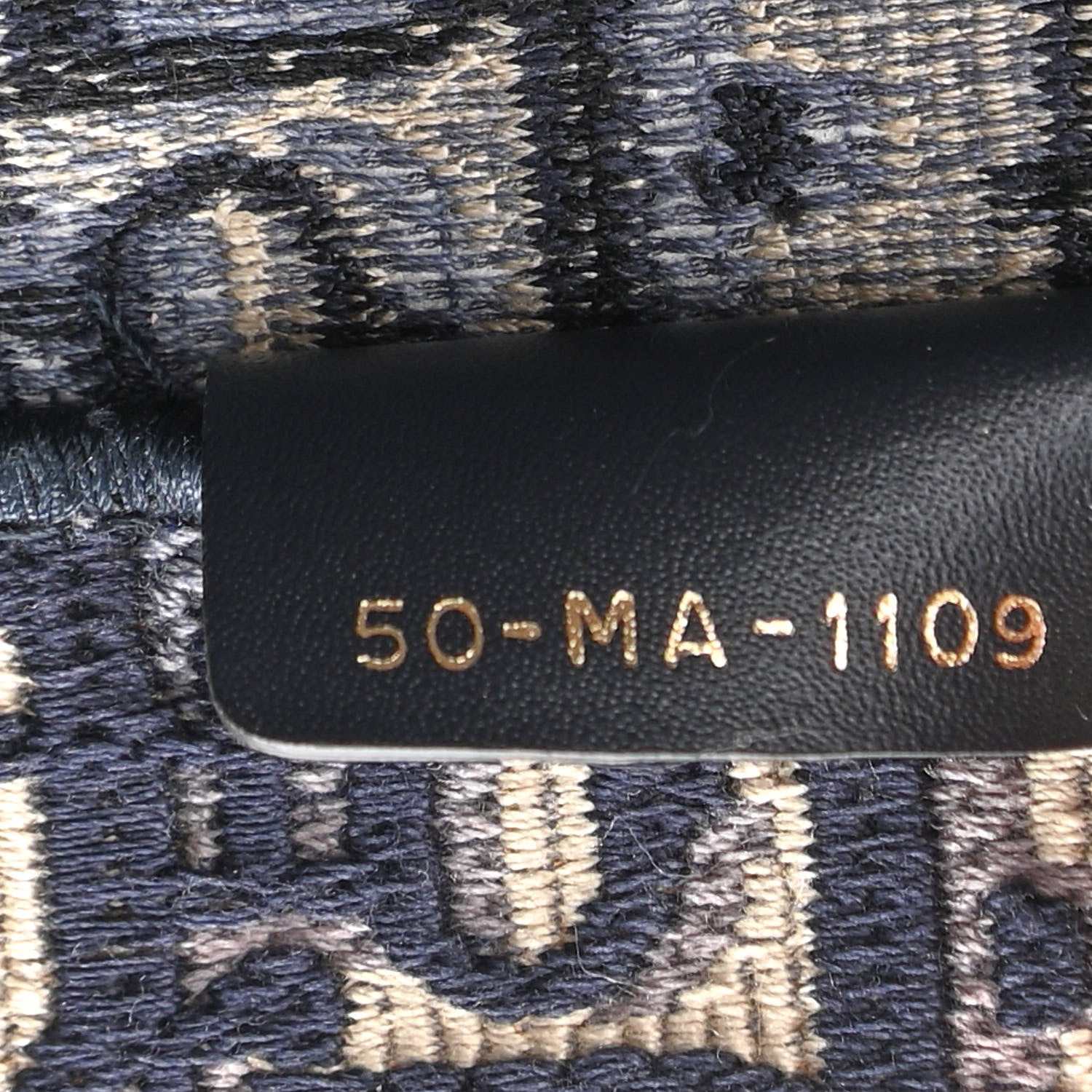 Christian Dior Oblique Medium Book Tote Blue Multicolor 7 of 12