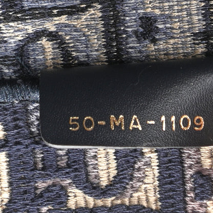 Christian Dior Oblique Medium Book Tote Blue Multicolor 7 of 12