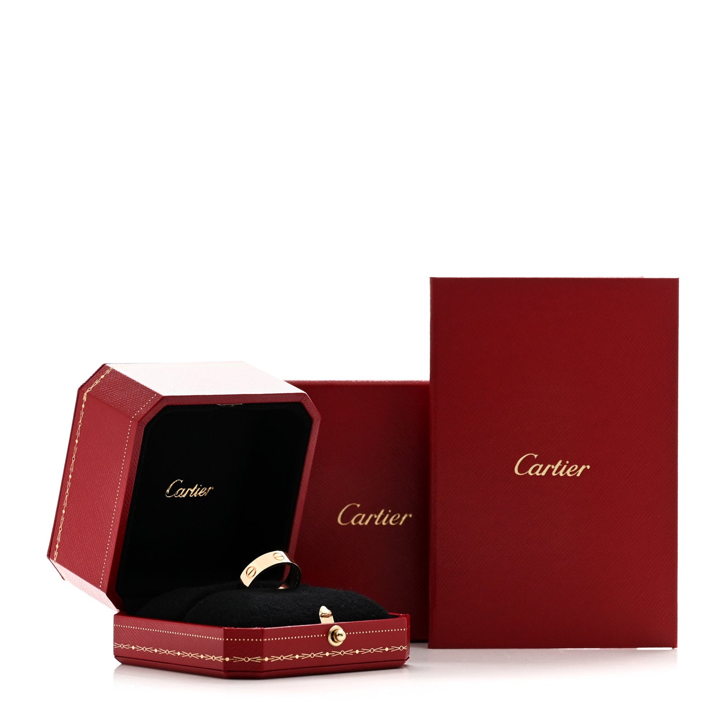 18K Yellow Gold 5.5mm LOVE Ring 56 7.75