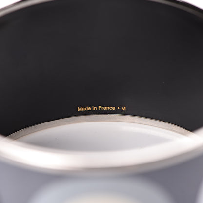 Hermes Enamel Printed Extra Wide Dancing Circles Bracelet 70 5 of 5