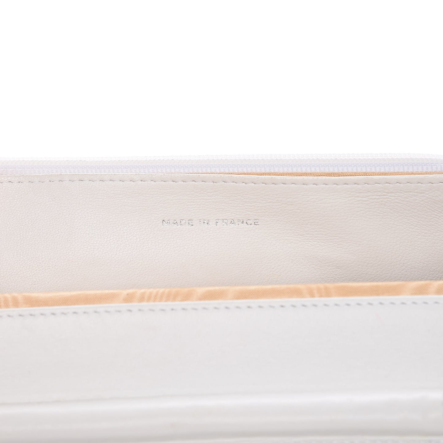 Caviar Timeless CC Wallet on Chain WOC White
