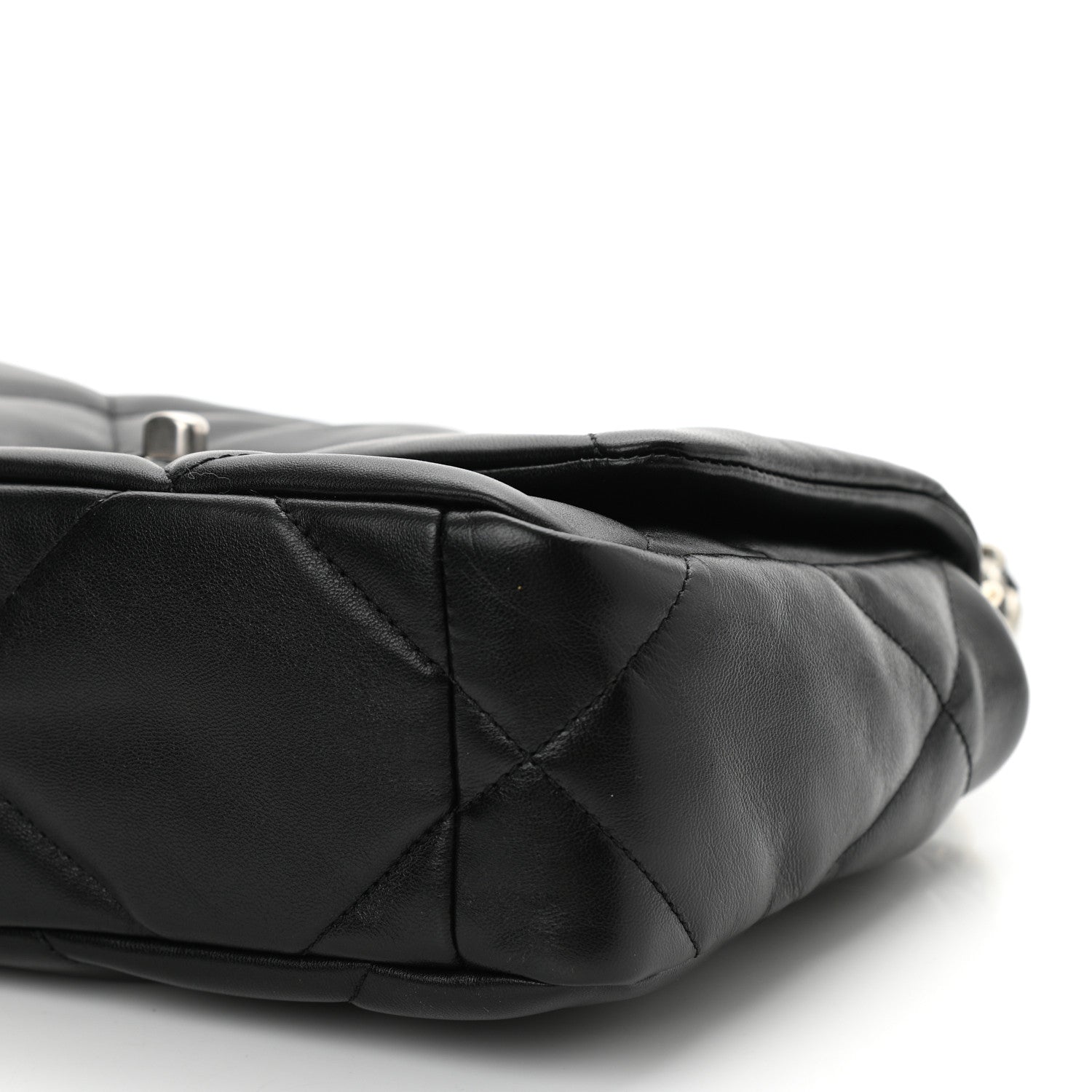 Chanel Lambskin Quilted Medium Chanel 19 Flap Black 10 of 10