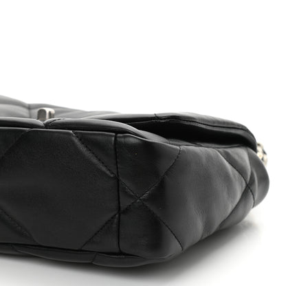 Chanel Lambskin Quilted Medium Chanel 19 Flap Black 10 of 10