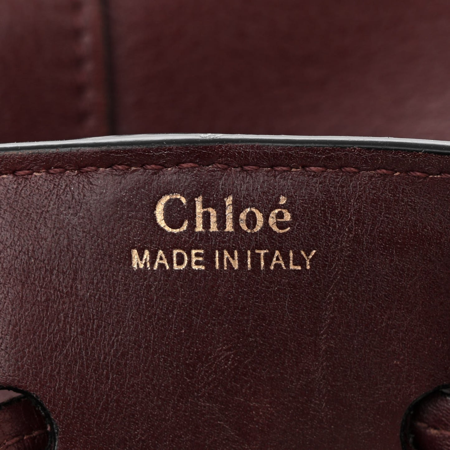 Calfskin Gala Small Bucket Bag Burgundy
