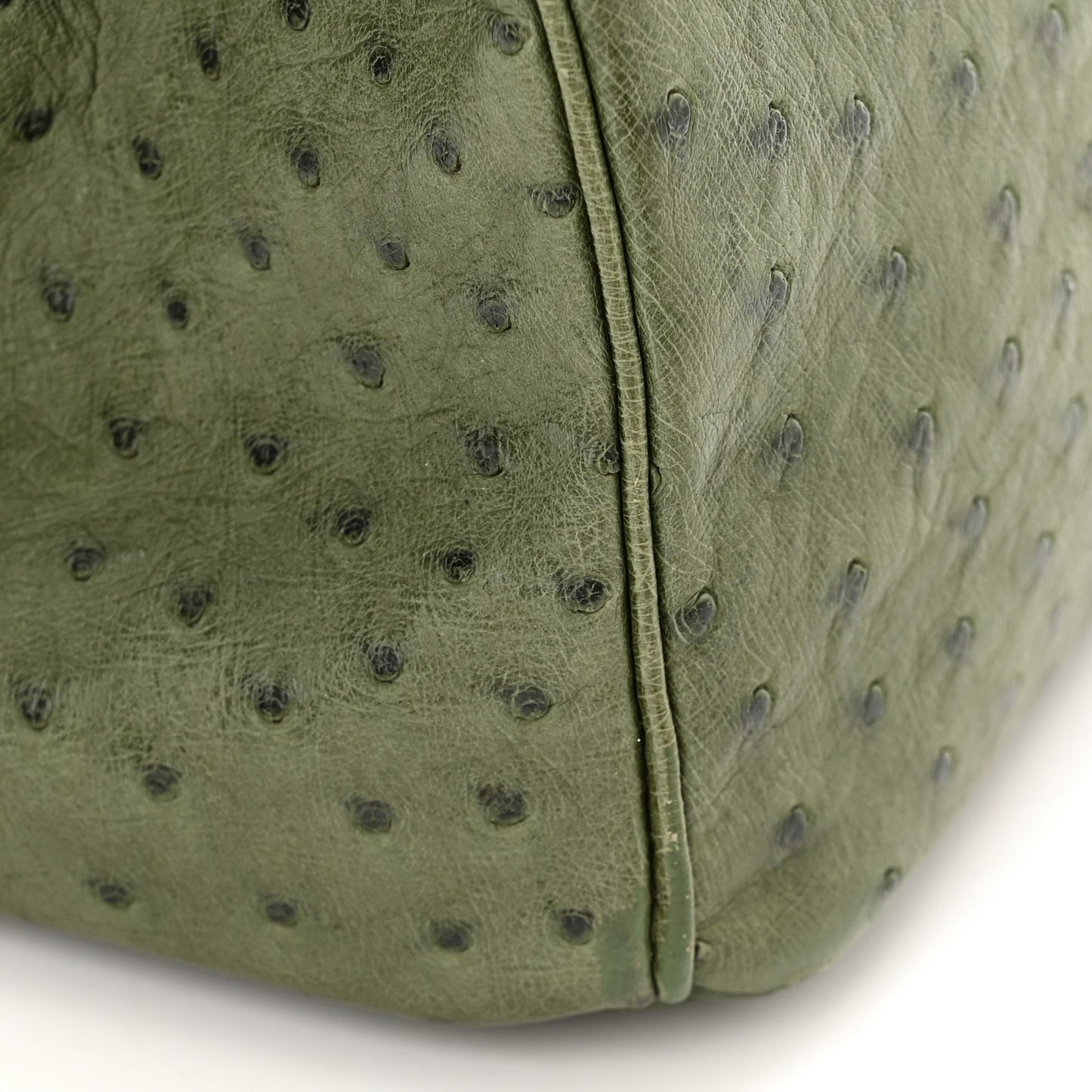 Ostrich Birkin 35 Vert Olive