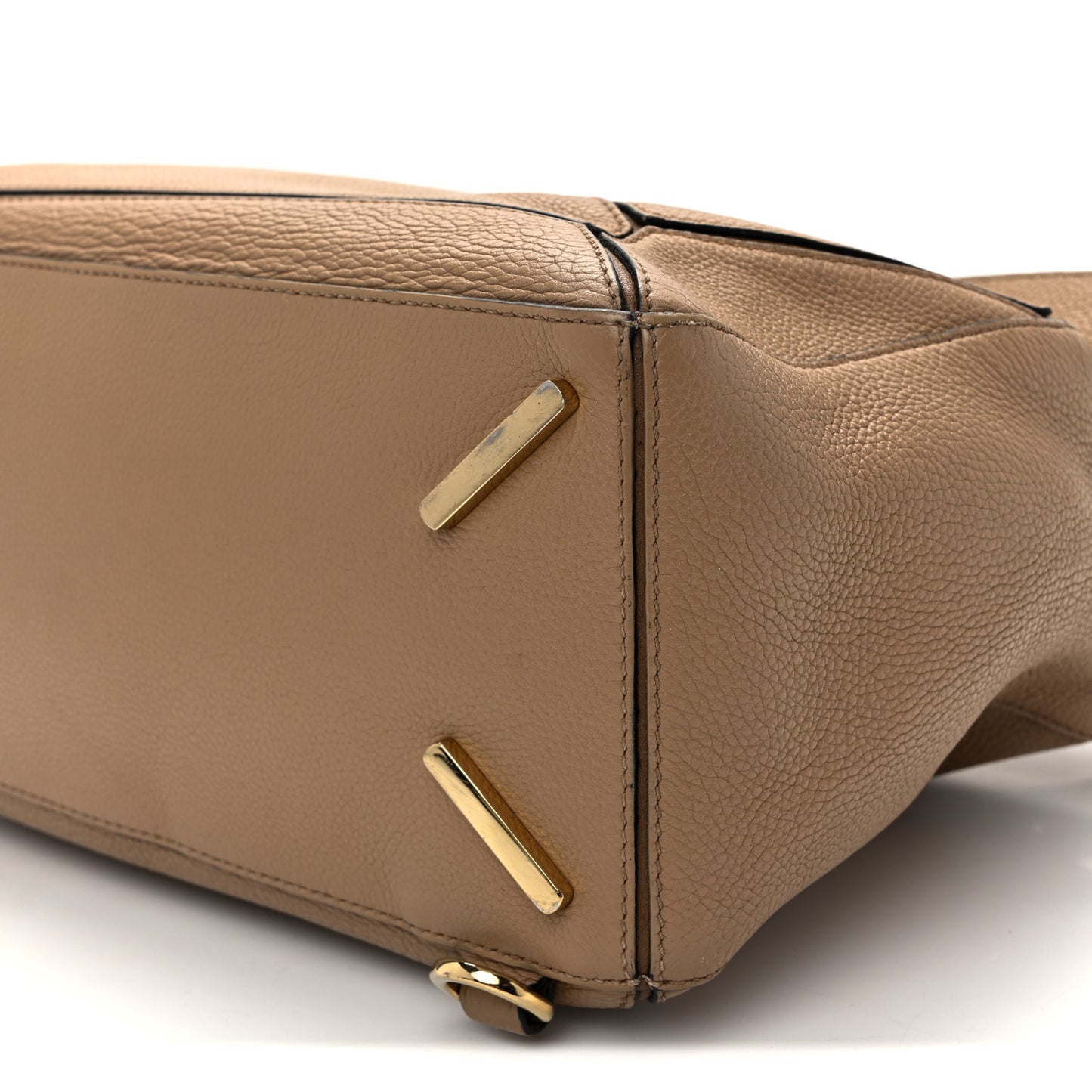 Calfskin Medium Puzzle Bag Sand Mink