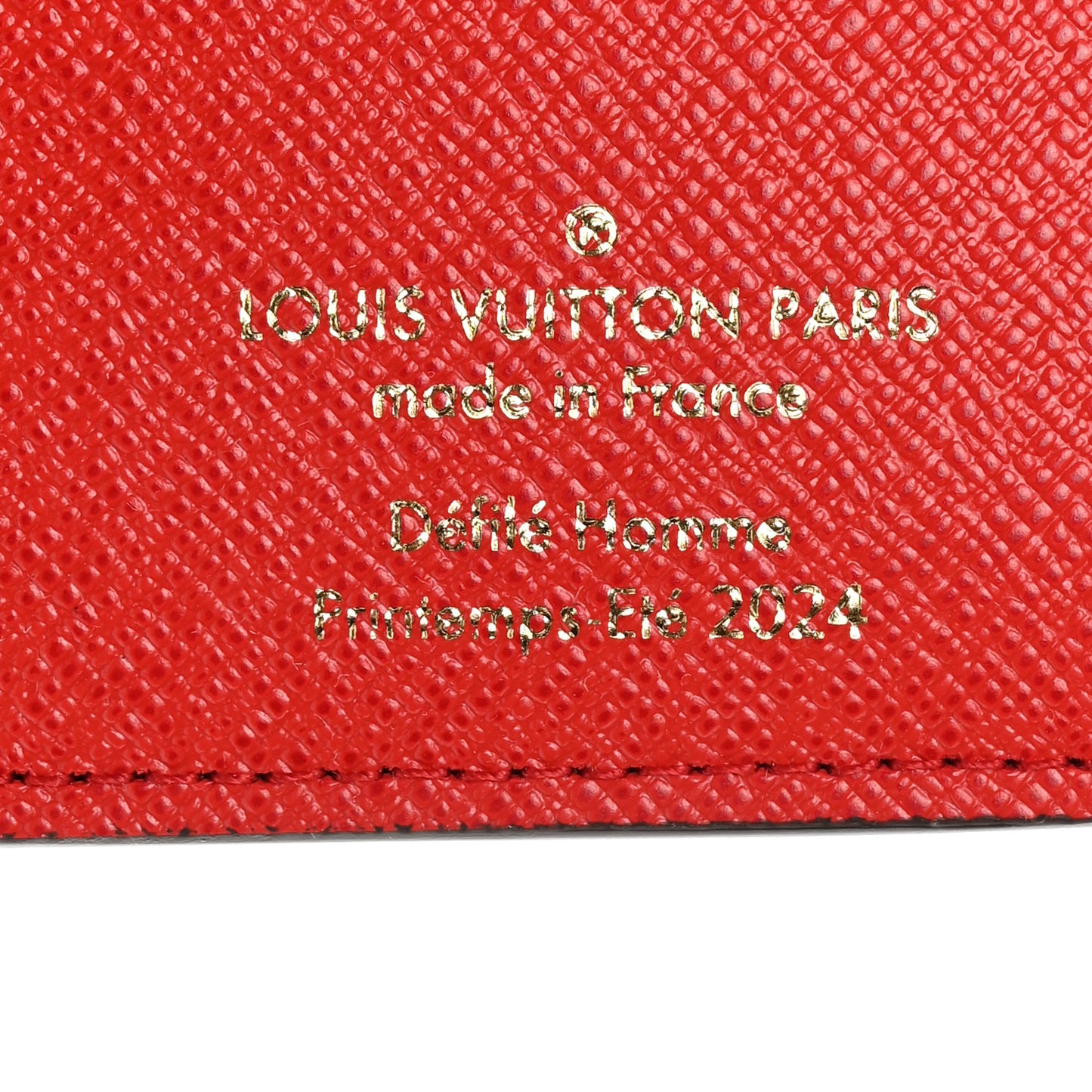 Damier Pop Pocket Organizer NM Red