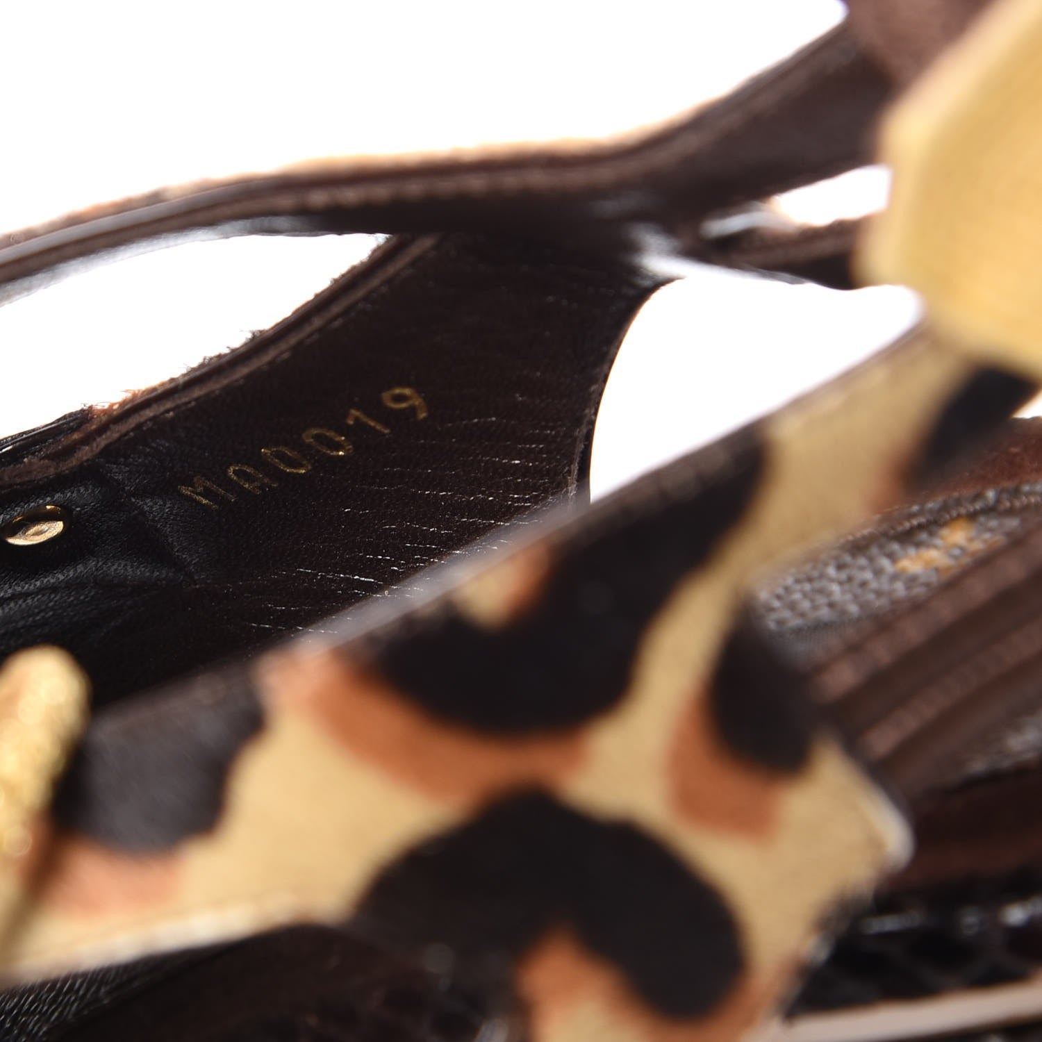 Louis Vuitton Pony Hair Python Leopard Print Spicy Pumps 38.5 9 of 17