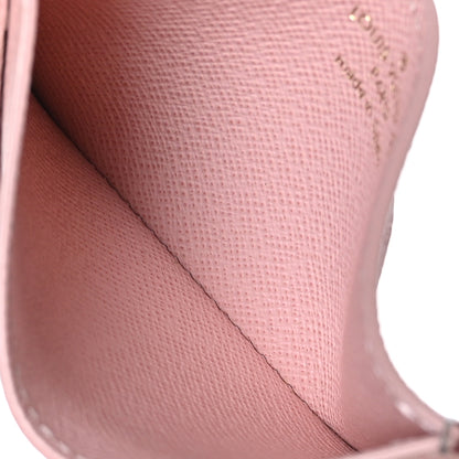 Louis Vuitton Damier Azur Daily Card Holder Rose Ballerine 5 of 8