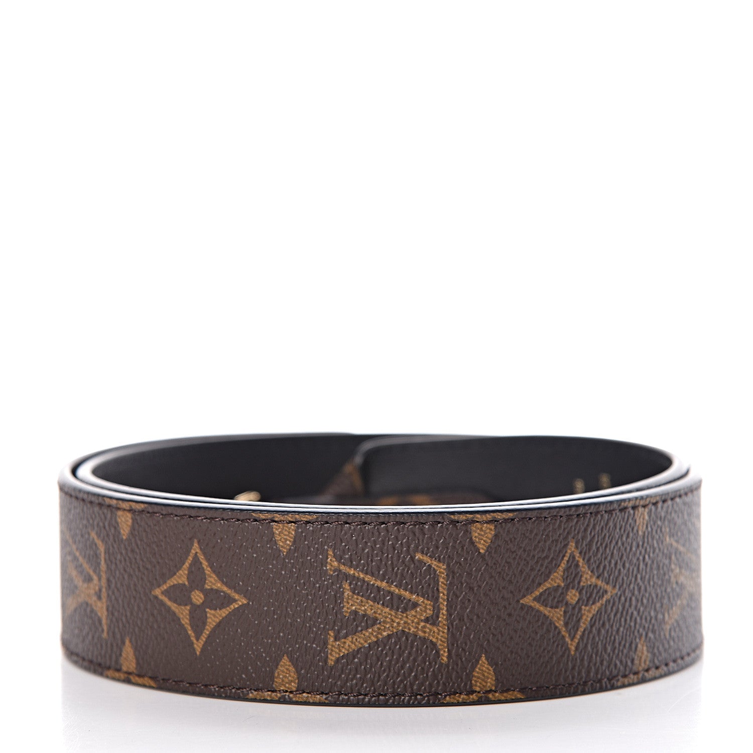 Louis Vuitton Monogram Bandouliere Shoulder Strap Black 2 of 5