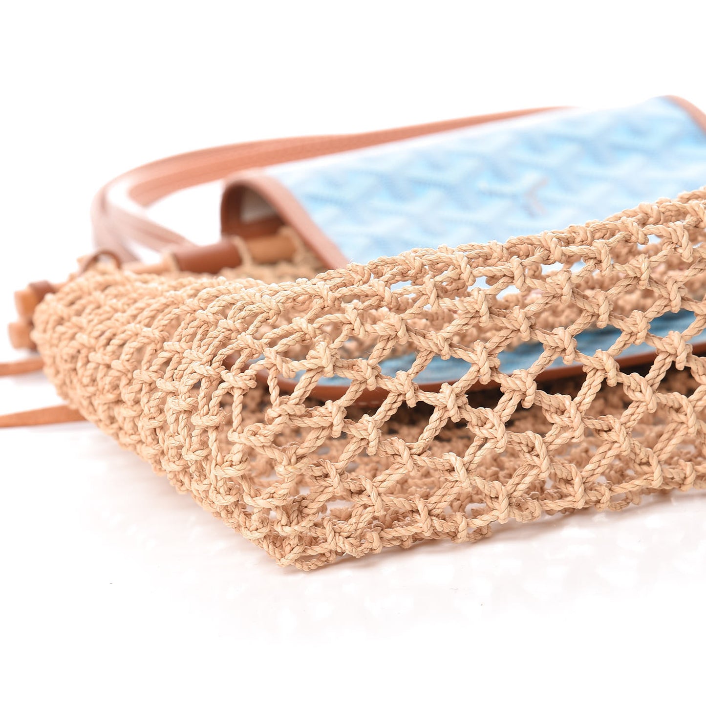 Goyardine Net Aligre Tote Blue