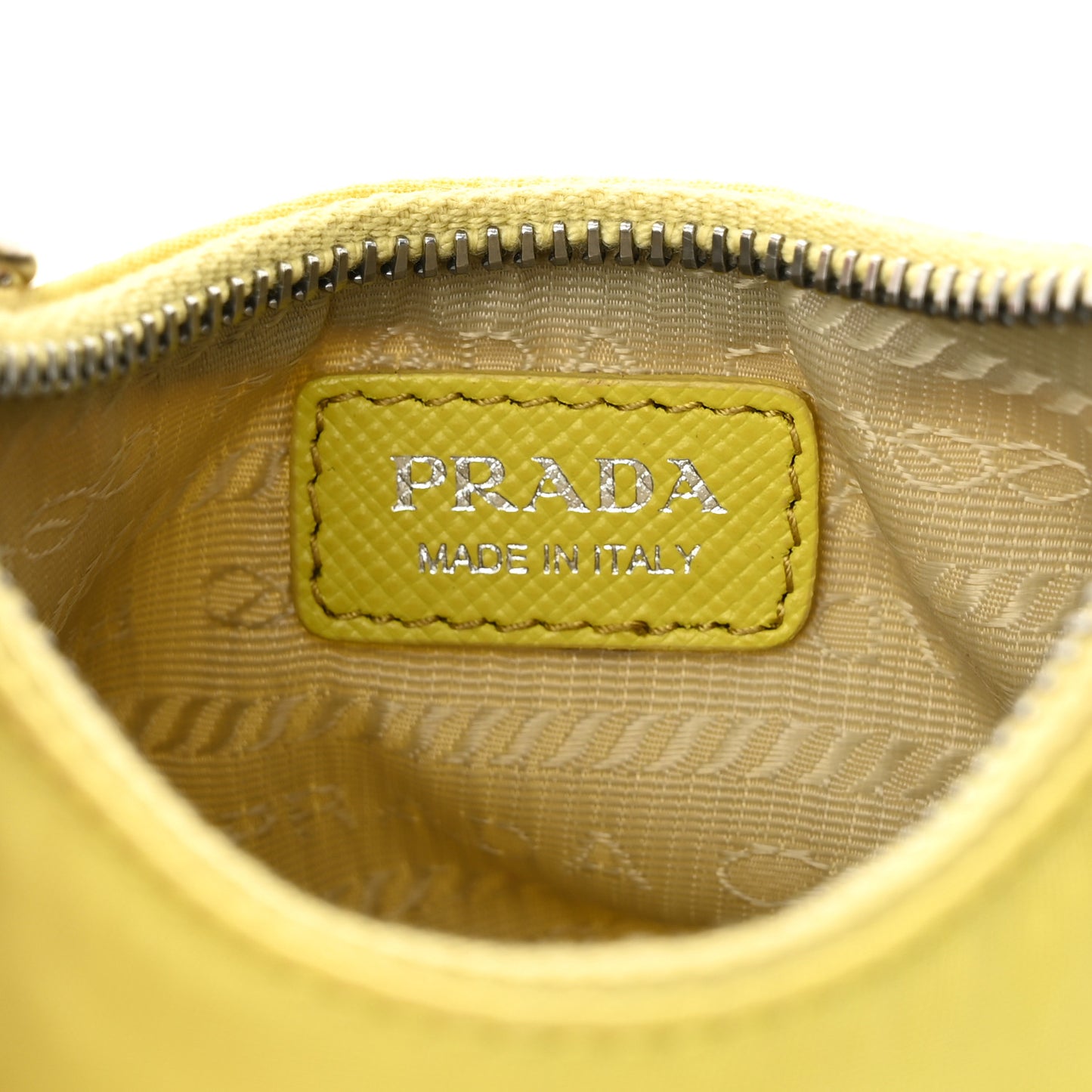 Tessuto Nylon Saffiano Mini Re-Edition 2000 Shoulder Bag Ananas