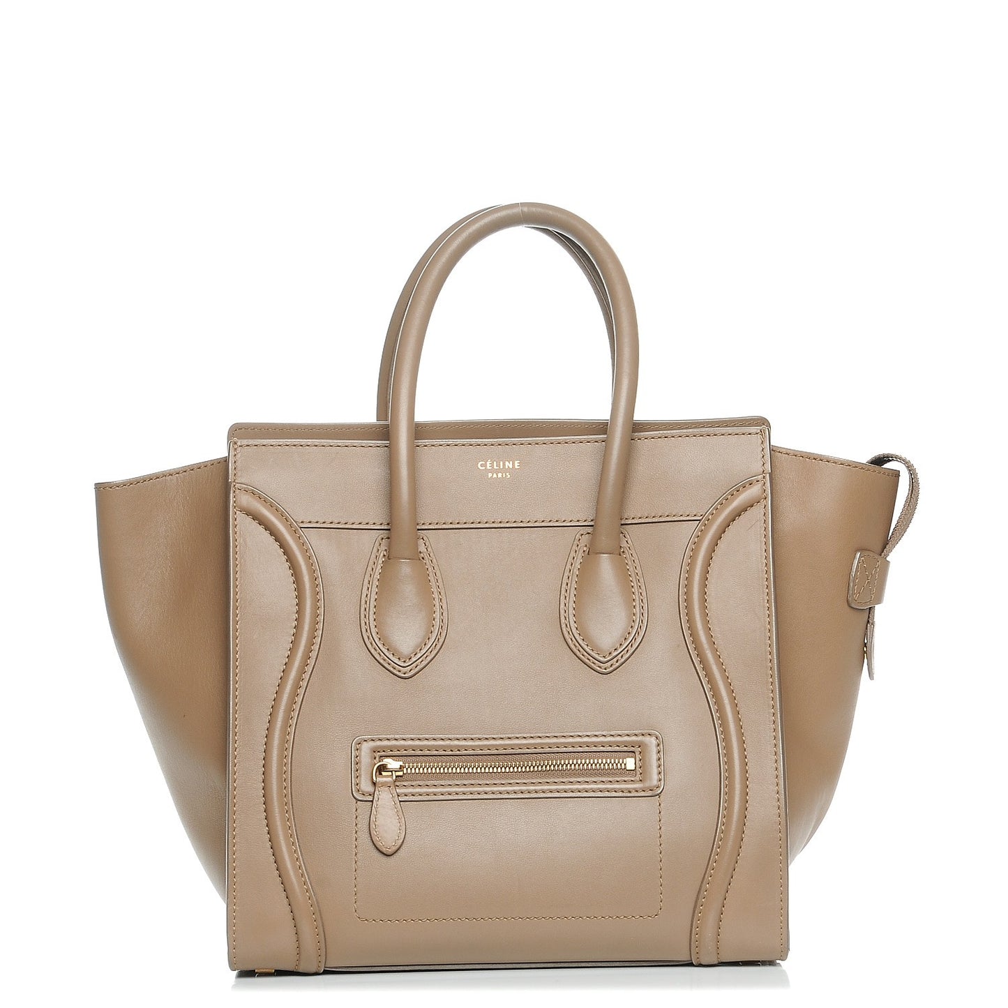 Smooth Calfskin Mini Luggage Taupe