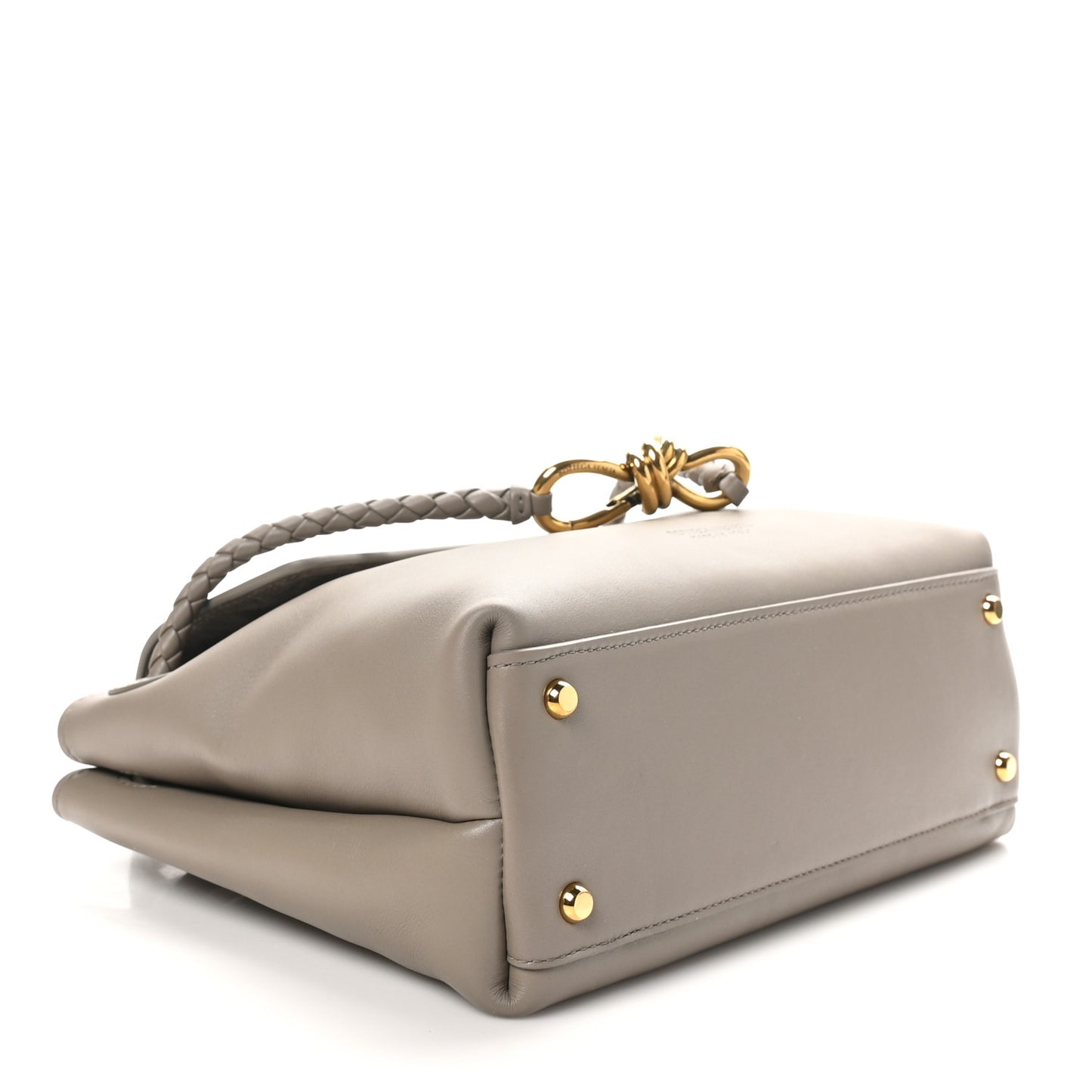 Silky Calfskin Small Ciao Ciao Limestone