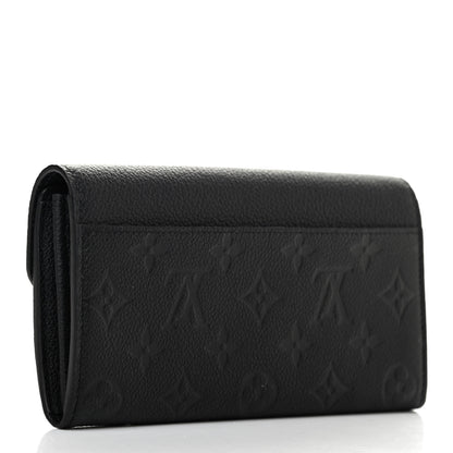 Louis Vuitton Empreinte Sarah Wallet NM Black 3 of 8