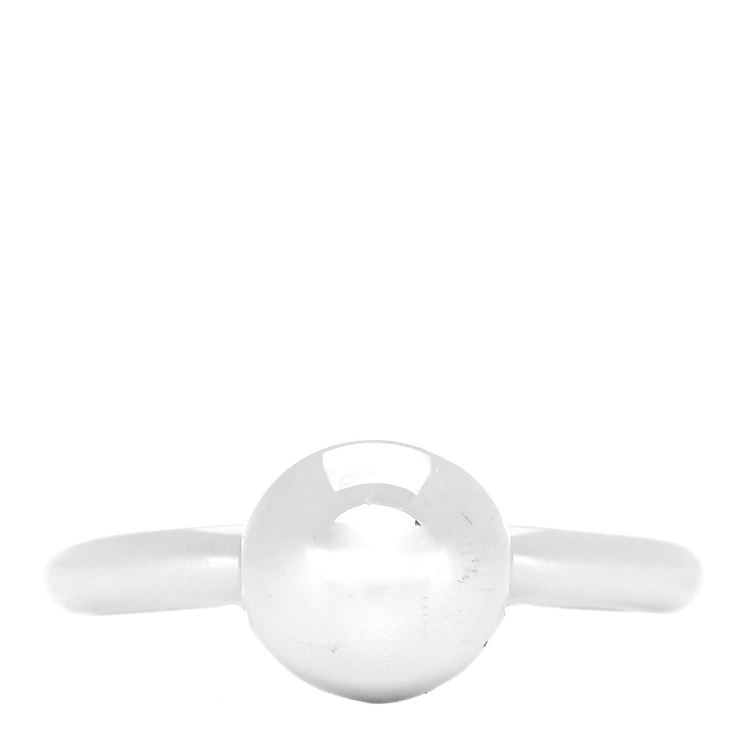 Tiffany Sterling Silver 8mm HardWear Ball Ring 49 5 1 of 5