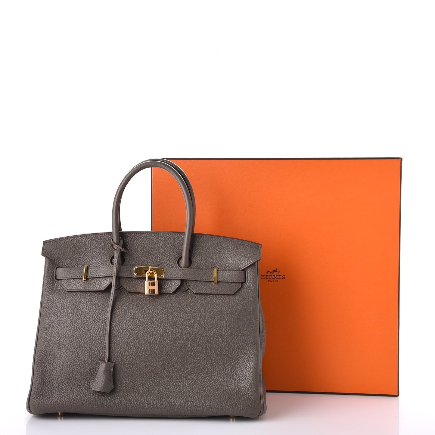 Taurillon Clemence Birkin 35 Etain