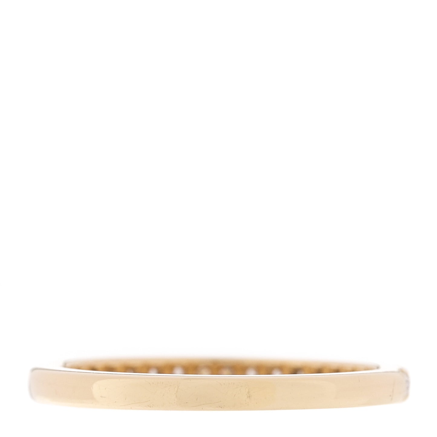 18K Yellow Gold Diamond Soleste Half Eternity Band Ring 50 5.5