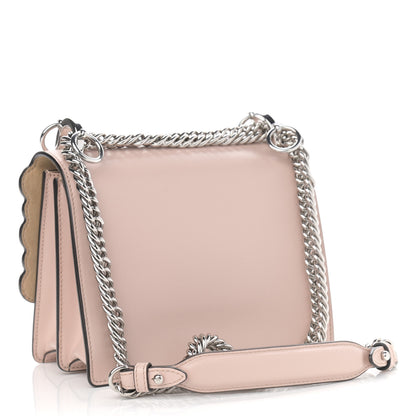 Fendi Vitello Liberty Pearl Scalloped Studded Small Kan I Shoulder Bag Soap 3 of 12