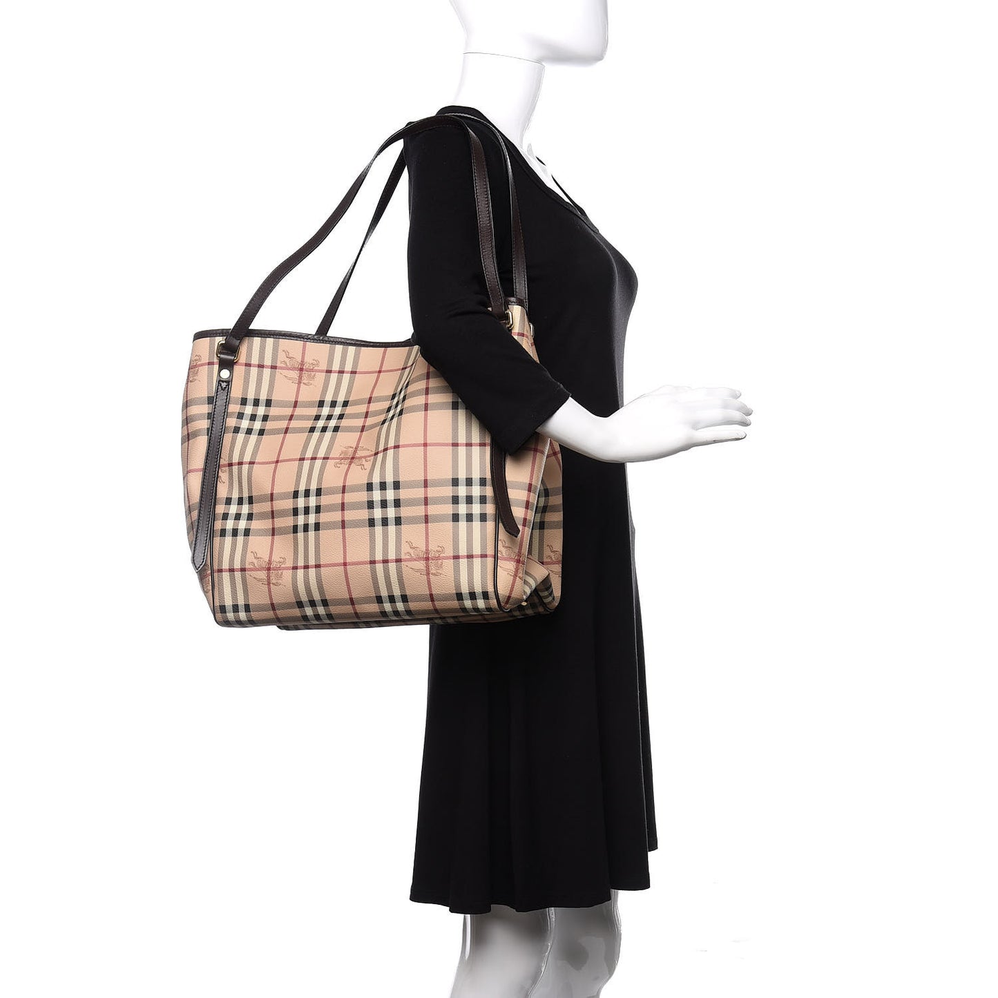 Haymarket Check Large Canterbury Tote Chocolate