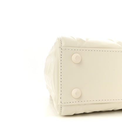 Christian Dior Calfskin Cannage Diamond Mini Lady Dior White 8 of 9